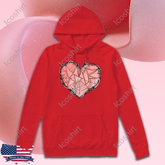 Shop Xplr Web Heart Funny T Shirt