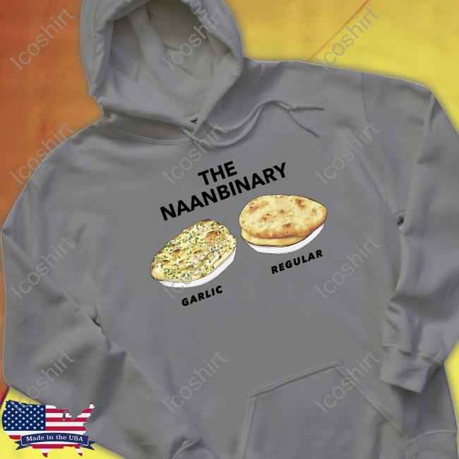 The Naanbinary Garlic Regular Tee Shirt