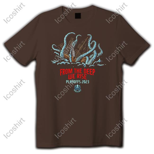 Emerald City Hockey From The Deep We Rise Playoffs 2023 Shirts Emerald City Hockey From The Deep We Rise Playoffs 2023 Shirts