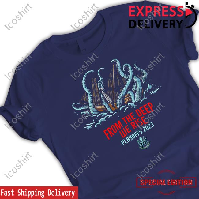 Emerald City Hockey From The Deep We Rise Playoffs 2023 Shirts Emerald City Hockey From The Deep We Rise Playoffs 2023 Shirts