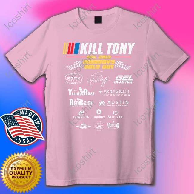 Kill Tony Merch Kill Tony Sponsor Long Sleeve Tee Kill Tony Merch Kill Tony Sponsor Long Sleeve Tee