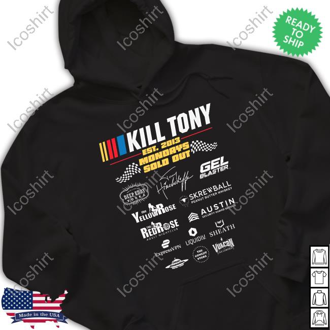 Kill Tony Merch Kill Tony Sponsor Long Sleeve Tee Kill Tony Merch Kill Tony Sponsor Long Sleeve Tee