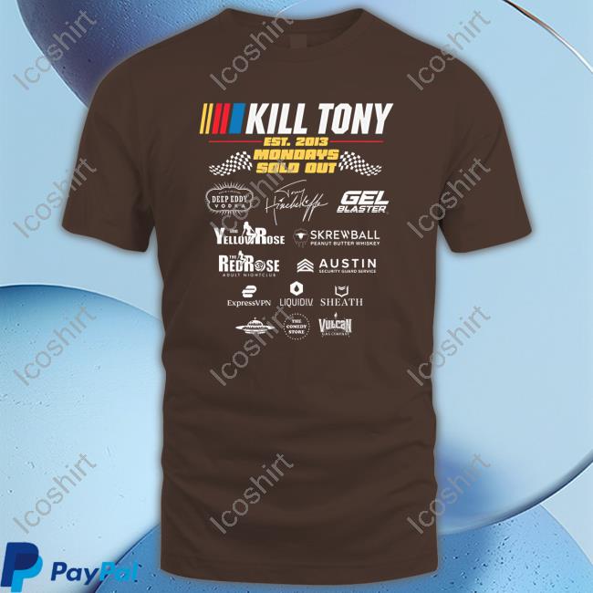 Kill Tony Merch Kill Tony Sponsor Long Sleeve Tee Kill Tony Merch Kill Tony Sponsor Long Sleeve Tee