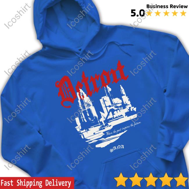 Sana Detroit Distressed 3D Detroit Shirt Sana Detroit Distressed 3D Detroit Shirt