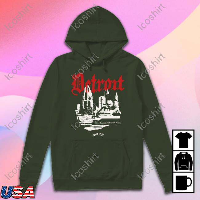 Sana Detroit Distressed 3D Detroit Shirt Sana Detroit Distressed 3D Detroit Shirt