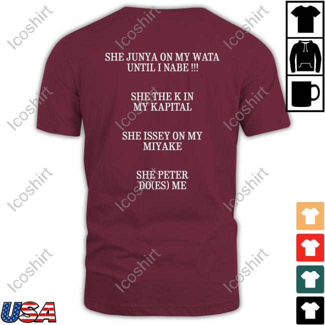 I'm A Slut For My Girlfriend She Junya On My Wata Until I Nabe She The K In My Kapital Sweatshirt I'm A Slut For My Girlfriend She Junya On My Wata Until I Nabe She The K In My Kapital Sweatshirt