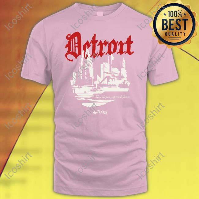 Sana Detroit Distressed 3D Detroit Shirt Sana Detroit Distressed 3D Detroit Shirt