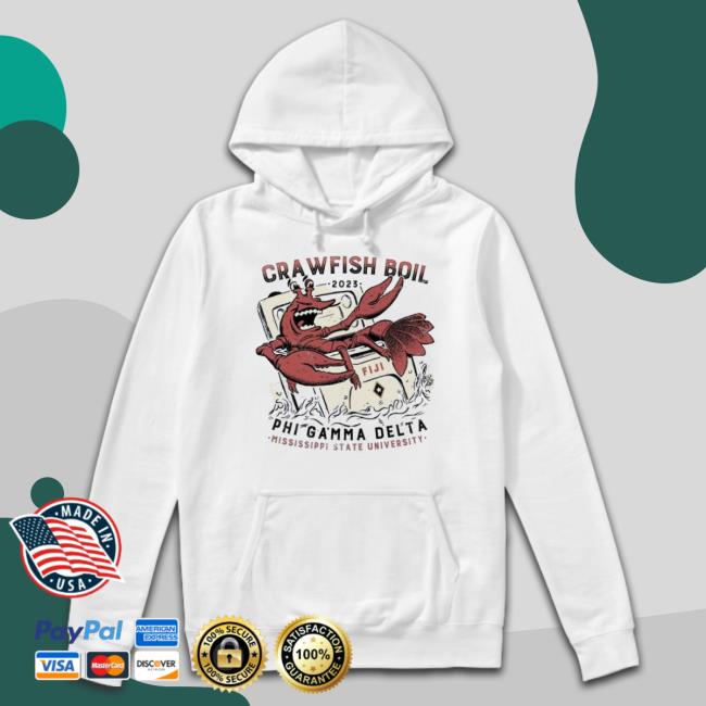 Mississippi State University Crawfish Boil 2023 Phi Gamma Delta Shirt Mississippi State University Crawfish Boil 2023 Phi Gamma Delta Shirt