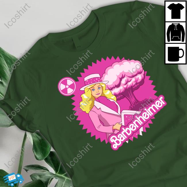 Teefury Barbenheimer Boom Hoodie Sweatshirt Teefury Barbenheimer Boom Hoodie Sweatshirt