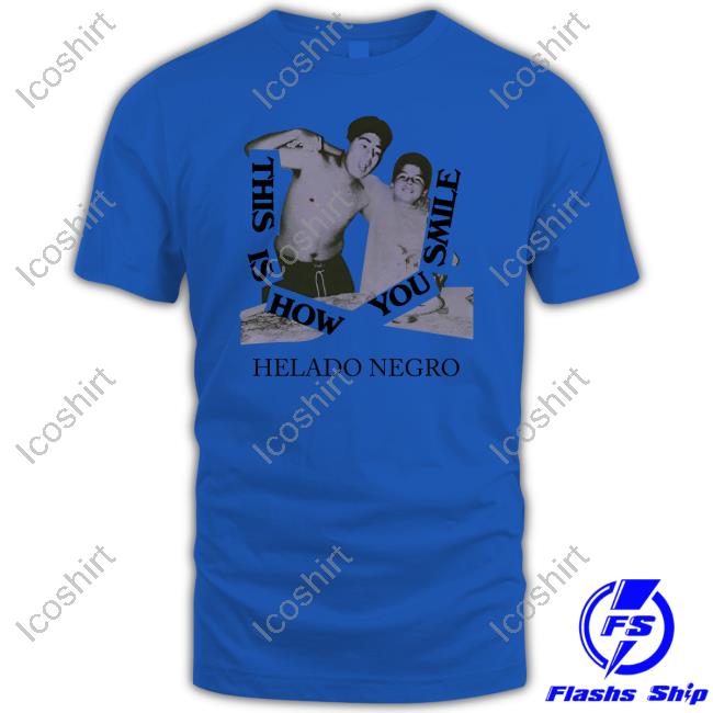 Ambient Inks Merch This Is How You Smile Helado Negro Tee Shirt Ambient Inks Merch This Is How You Smile Helado Negro Tee Shirt