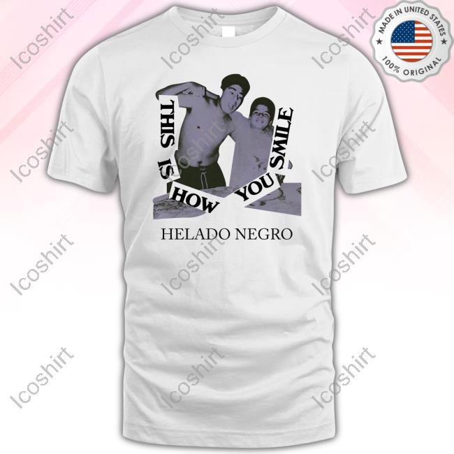 Ambient Inks Merch This Is How You Smile Helado Negro Tee Shirt Ambient Inks Merch This Is How You Smile Helado Negro Tee Shirt