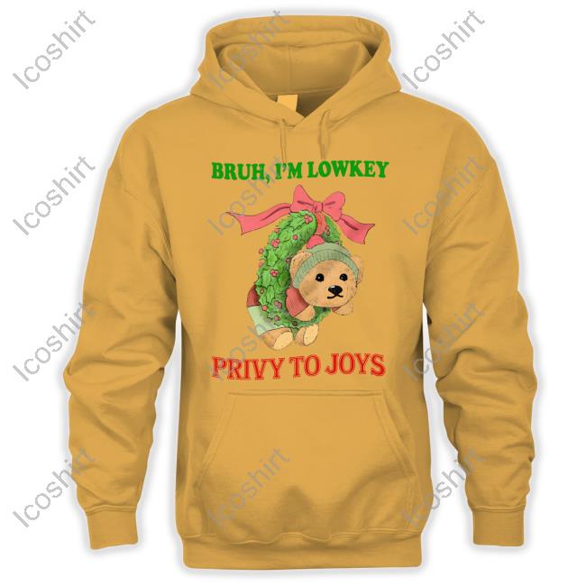 Jmcgg Bruh I'm Lowkey Privy To Joys Sweatshirt Jmcgg Bruh I'm Lowkey Privy To Joys Sweatshirt