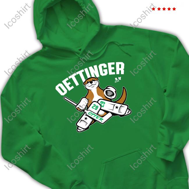 Dallas Hockey Jake Oettinger Otter Shirts Dallas Hockey Jake Oettinger Otter Shirts