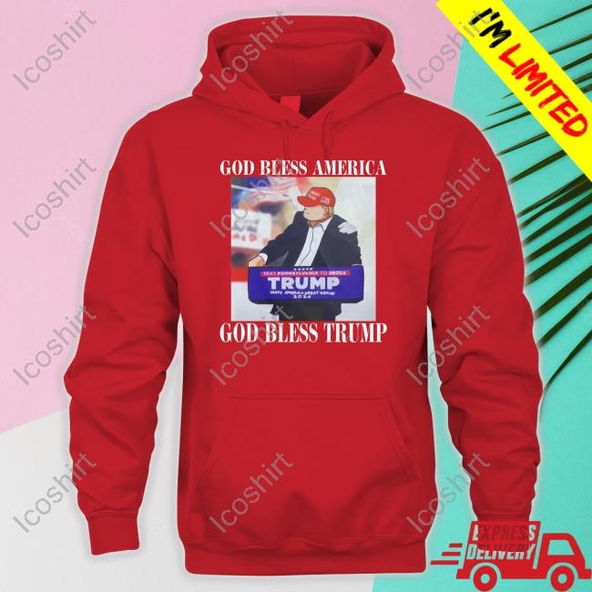 Official God Bless America God Bless Trump T Shirt Official God Bless America God Bless Trump T Shirt